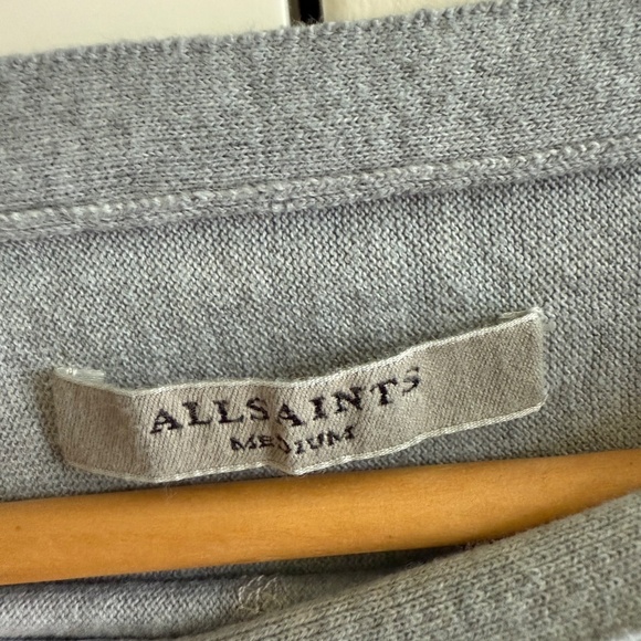 All Saints Grey Boatneck - Picture 4 of 5